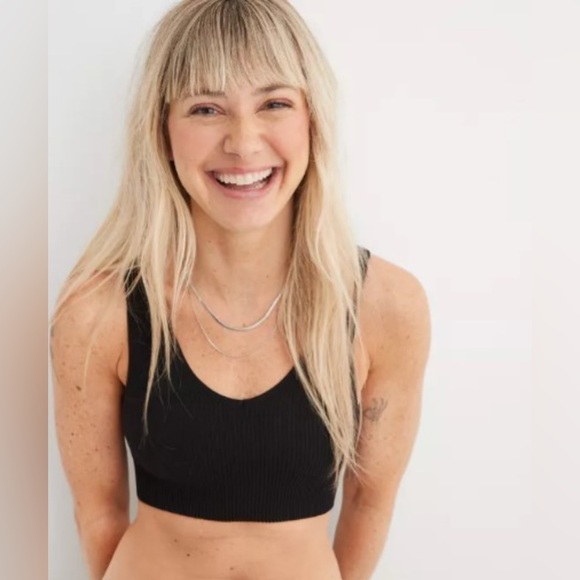 aerie Other - Aerie Ribbed Bralette Size L